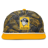 Casquette ajustable Moon Golfer grise et dorée Pittsburgh Pirates, modèle Fanatics pour homme