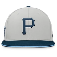 Men's Fanatics Gray Pittsburgh Pirates Knuckleball Snapback Hat