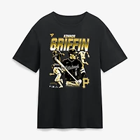 Men's Fanatics Konnor Griffin Black Pittsburgh Pirates Big & Tall Player Graphic T-Shirt