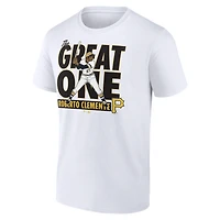 Men's Fanatics Roberto Clemente White Pittsburgh Pirates Cooperstown Collection Player T-Shirt