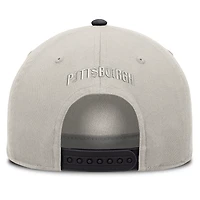 Men's Fanatics Stone/Graphite Pittsburgh Pirates Wonder A-Frame Adjustable Hat
