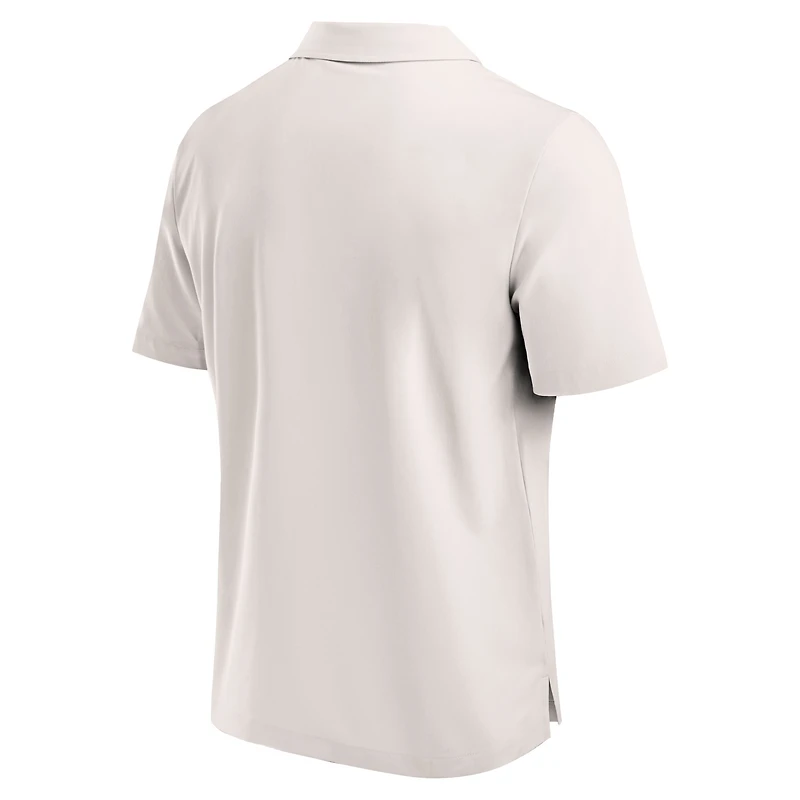 Men's Fanatics Tan Pittsburgh Pirates Front Office Short Sleeve Button-Up Shirt