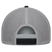 Men's Fanatics White/Black Pittsburgh Pirates On Deck A-Frame Snapback Hat