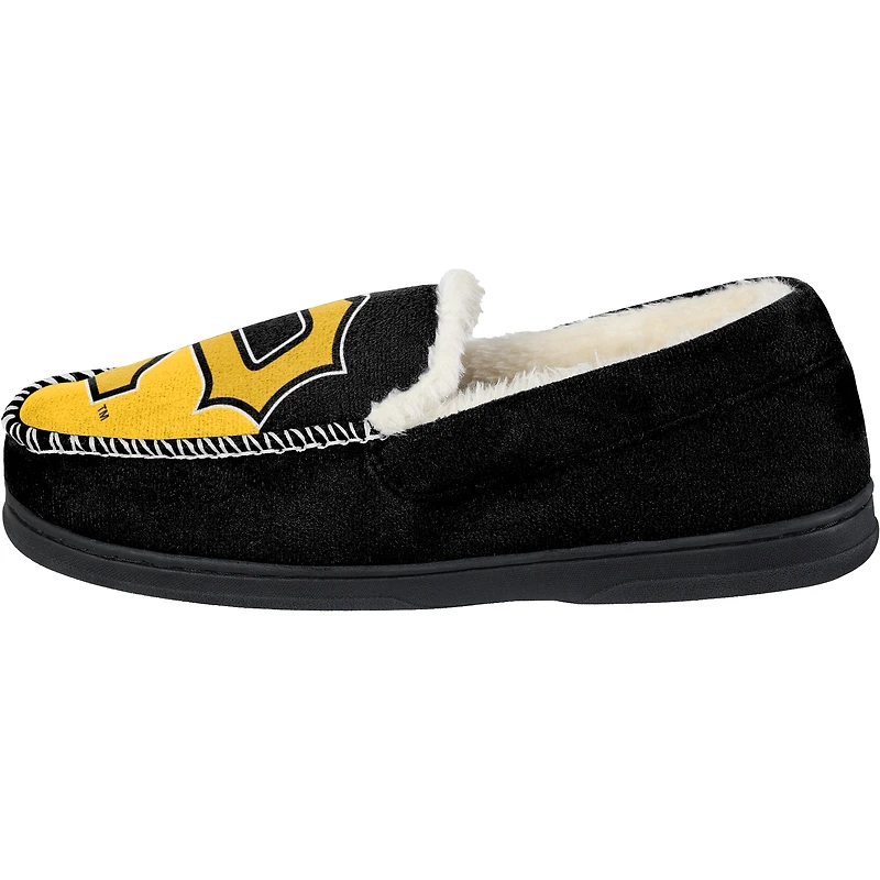 Chaussons mocassins FOCO Pittsburgh Pirates à blocs de couleurs pour hommes