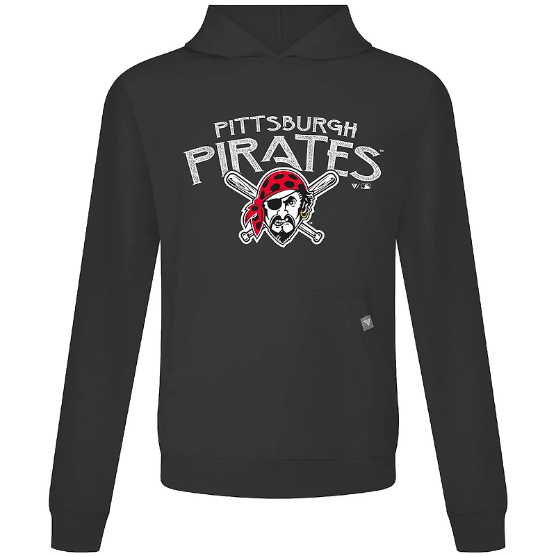 Sweat à capuche noir Levelwear pour homme, motif Accolade Relay Mission des Pirates de Pittsburgh