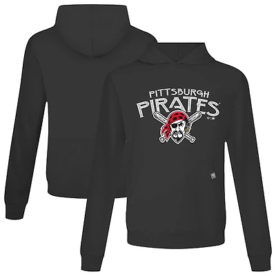 Sweat à capuche noir Levelwear pour homme, motif Accolade Relay Mission des Pirates de Pittsburgh