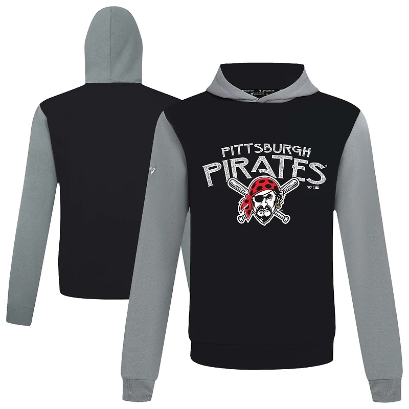 Men's Levelwear Black Pittsburgh Pirates Accolade Ultimate Mission Pullover Hoodie