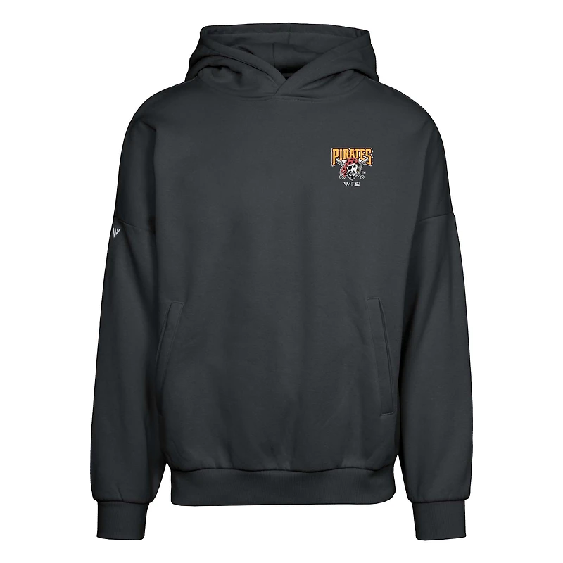 Sweat à capuche noir Pittsburgh Pirates Contact Pro Card pour homme Levelwear