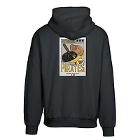 Sweat à capuche noir Pittsburgh Pirates Contact Pro Card pour homme Levelwear
