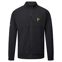 Men's Levelwear  Black Pittsburgh Pirates Form Insignia 2.0 Full-Zip Jacket