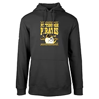 Sweat à capuche noir pour homme Levelwear Pittsburgh Pirates Podium Inaugural
