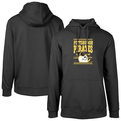 Sweat à capuche noir pour homme Levelwear Pittsburgh Pirates Podium Inaugural