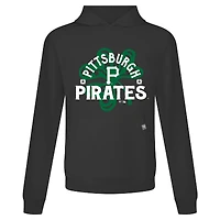 Sweat à capuche noir pour homme avec motif trèfle relais de la Saint-Patrick des Pirates Pittsburgh Levelwear