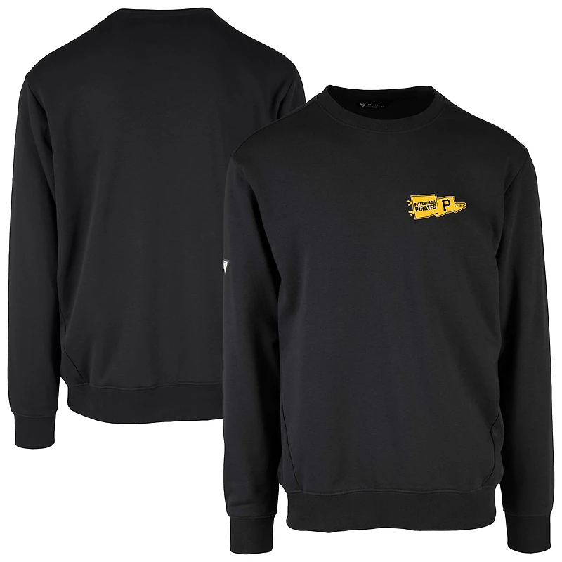 Sweat-shirt à capuche Zane Rafters des Pirates de Pittsburgh pour homme Levelwear, noir