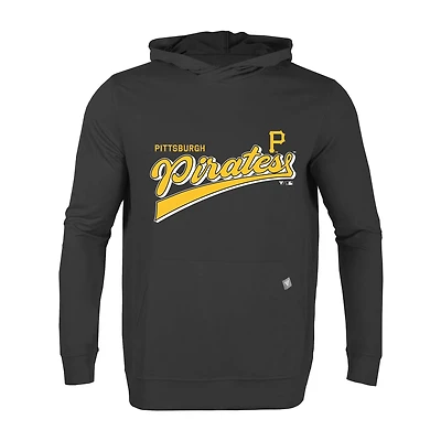 Sweat à capuche noir Pittsburgh Pirates Relay Vintage Team 2.0 pour homme Levelwear