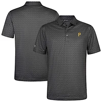 Men's Levelwear Charcoal Pittsburgh Pirates System Insignia 2.0 Polo