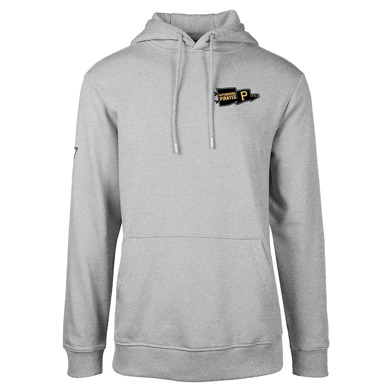 Men's Levelwear  Gray Pittsburgh Pirates Podium Rafters Pullover Hoodie