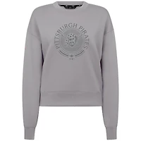 Sweat-shirt gris à col rond pour homme Levelwear des Pirates de Pittsburgh