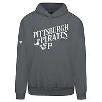 Men's Levelwear  Gray Pittsburgh Pirates St. Patrick's Day Pullover Hoodie