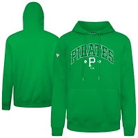 Sweat à capuche carreaux vert Pittsburgh Pirates St. Patrick's Day Podium pour homme Levelwear