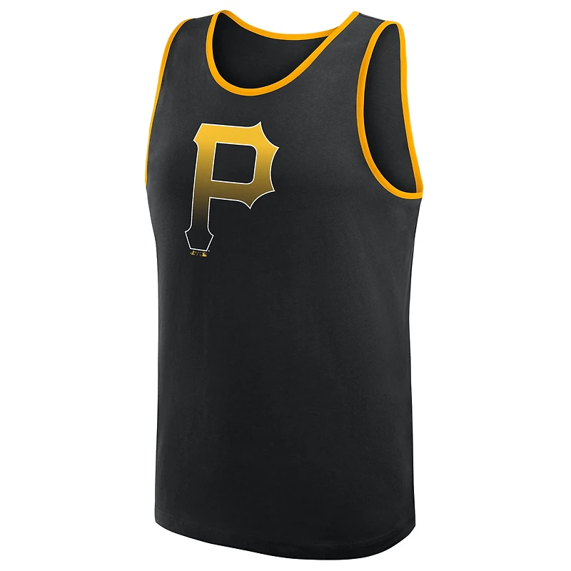 Débardeur noir athlétique avec logo des Pirates de Pittsburgh pour homme, succès inégalé