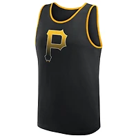 Débardeur noir athlétique avec logo des Pirates de Pittsburgh pour homme, succès inégalé
