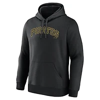 Sweat à capuche noir pour homme avec logo Pittsburgh Pirates