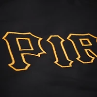 Veste Mitchell & Ness noire/dorée à boutons-pression pour homme, collection Cooperstown, des Pirates de Pittsburgh.