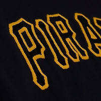 Men's Mitchell & Ness  Black Pittsburgh Pirates Wild Pitch Ringer T-Shirt