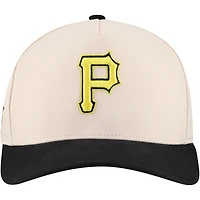Casquette Snapback Pro Pinch Overspray des Pirates de Pittsburgh de couleur crème Mitchell & Ness pour homme