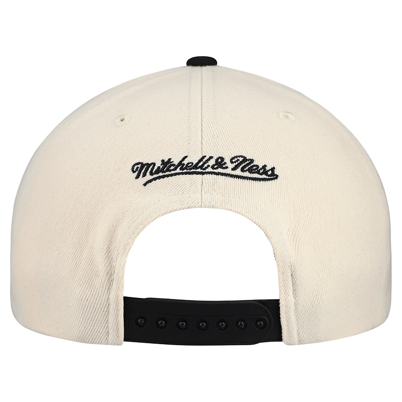 Casquette Snapback extensible Mitchell & Ness pour homme, couleur crème, des Pirates de Pittsburgh
