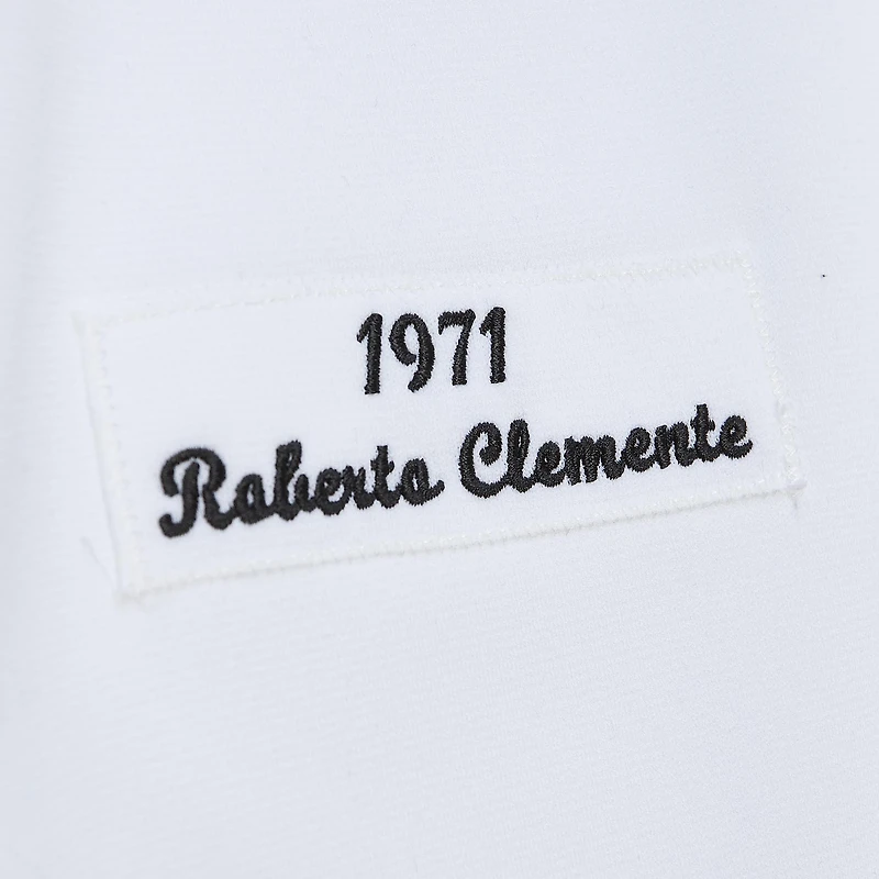 Men's Mitchell & Ness Roberto Clemente White Pittsburgh Pirates Cooperstown Collection Authentic Jersey