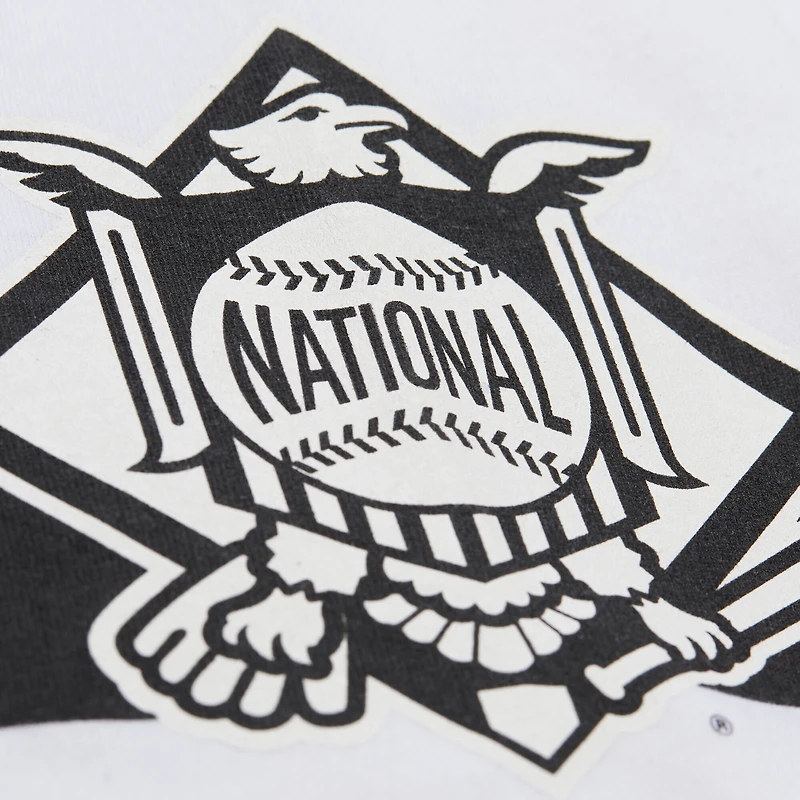 T-shirt blanc premium Mitchell & Ness pour homme, collection Cooperstown, Pirates de Pittsburgh, Team Origins