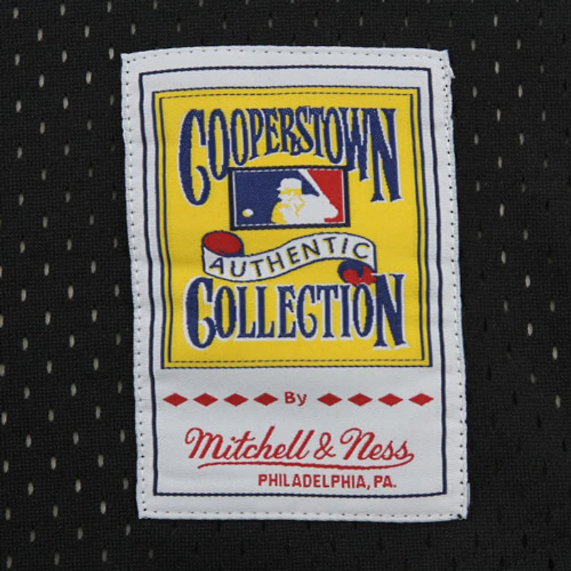 Mitchell & Ness Willie Stargell pour hommes Noir Pittsburgh Pirates 1982 Authentique Cooperstown Collection Maillot d'entraînement au bâton en maille