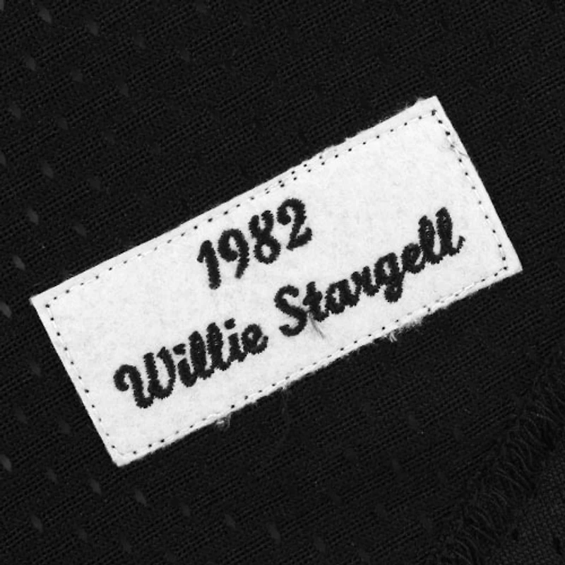 Men's Mitchell & Ness Willie Stargell Black Pittsburgh Pirates 1982 Authentic Cooperstown Collection Mesh Batting Practice Jersey