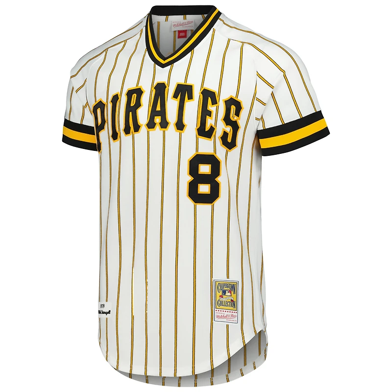 Mitchell & Ness Willie Stargell blanc Pittsburgh Pirates Cooperstown Collection 1979 maillot authentique pour hommes