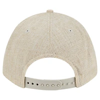 Casquette ajustable 9FORTY en coton tissé beige New Era pour homme, motif M-Crown A-Frame des Pirates de Pittsburgh