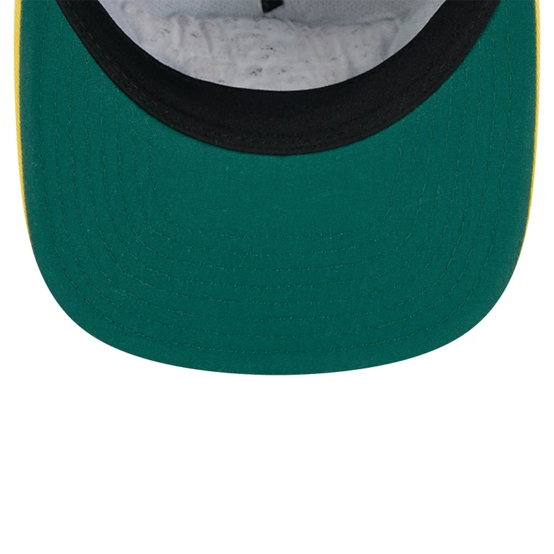 Casquette Snapback de golfeur à teinture pigmentée New Era pour hommes, noir/or, Pittsburgh Pirates 2006 MLB All-Star Game