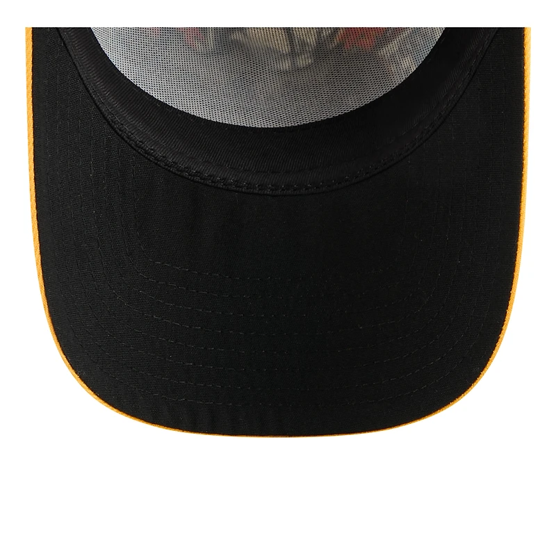 Men's New Era Black/Gold Pittsburgh Pirates 2025 MLB Diamond Hero Edition A-Frame 9FORTY Adjustable Hat