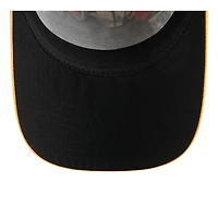 Men's New Era Black/Gold Pittsburgh Pirates 2025 MLB Diamond Hero Edition A-Frame 9FORTY Adjustable Hat