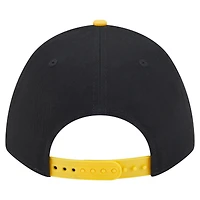 Men's New Era Black/Gold Pittsburgh Pirates Arch 9FORTY A-Frame M-Crown Adjustable Hat