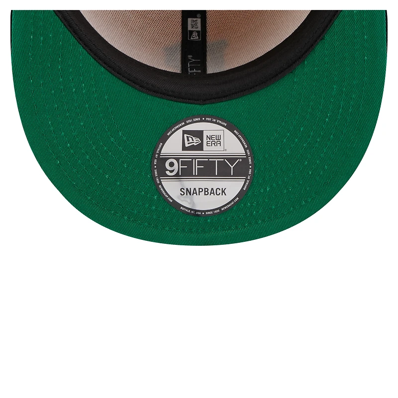 Casquette snapback rétro en velours côtelé noir/doré des Pirates de Pittsburgh New Era pour homme