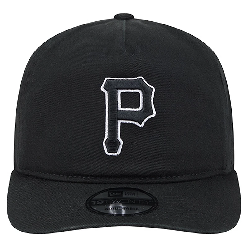 Casquette ajustable New Era 19TWENTY noire/blanche des Pirates de Pittsburgh pour homme