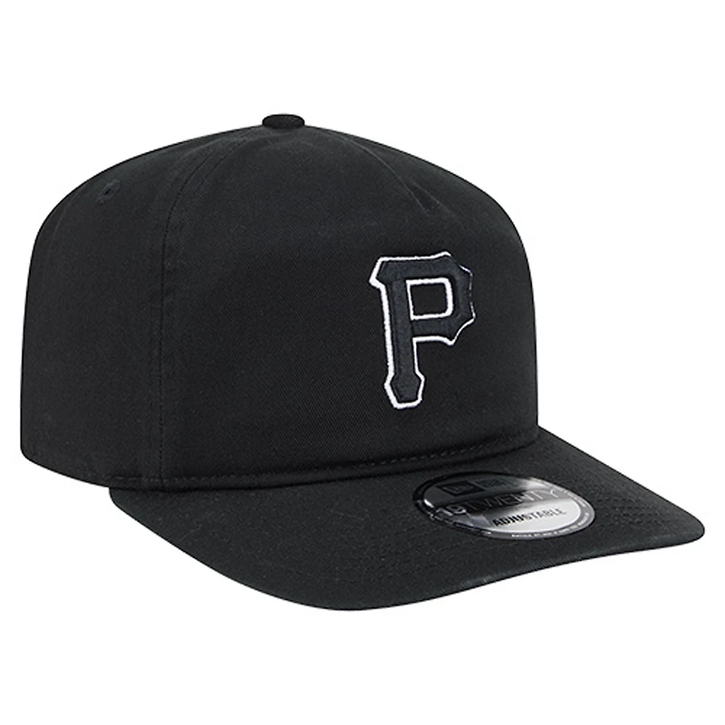 Casquette ajustable New Era 19TWENTY noire/blanche des Pirates de Pittsburgh pour homme