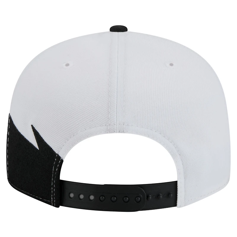 Men's New Era Black/White Pittsburgh Pirates Jagged 9FIFTY Snapback Hat
