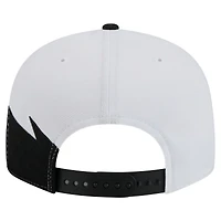 Men's New Era Black/White Pittsburgh Pirates Jagged 9FIFTY Snapback Hat