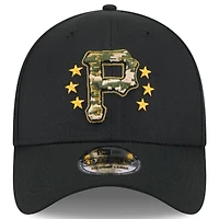 Casquette flexible 39THIRTY pour la Journée des forces armées 2024 Pirates de Pittsburgh New Era noire hommes