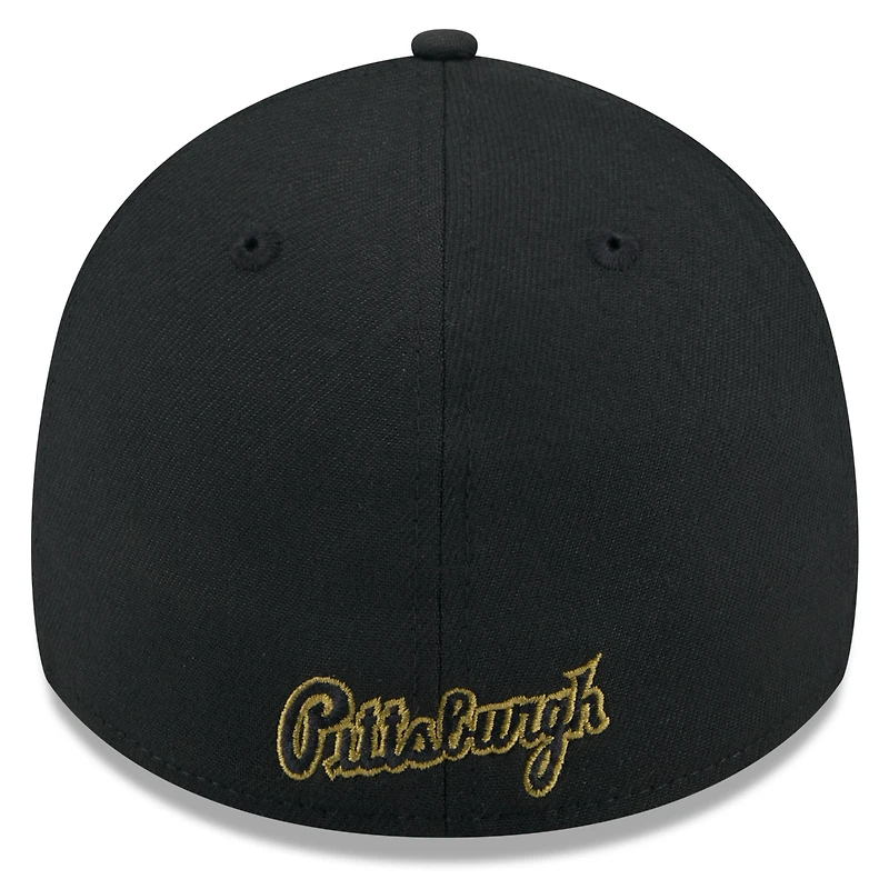 Casquette flexible 39THIRTY pour la Journée des forces armées 2024 Pirates de Pittsburgh New Era noire hommes