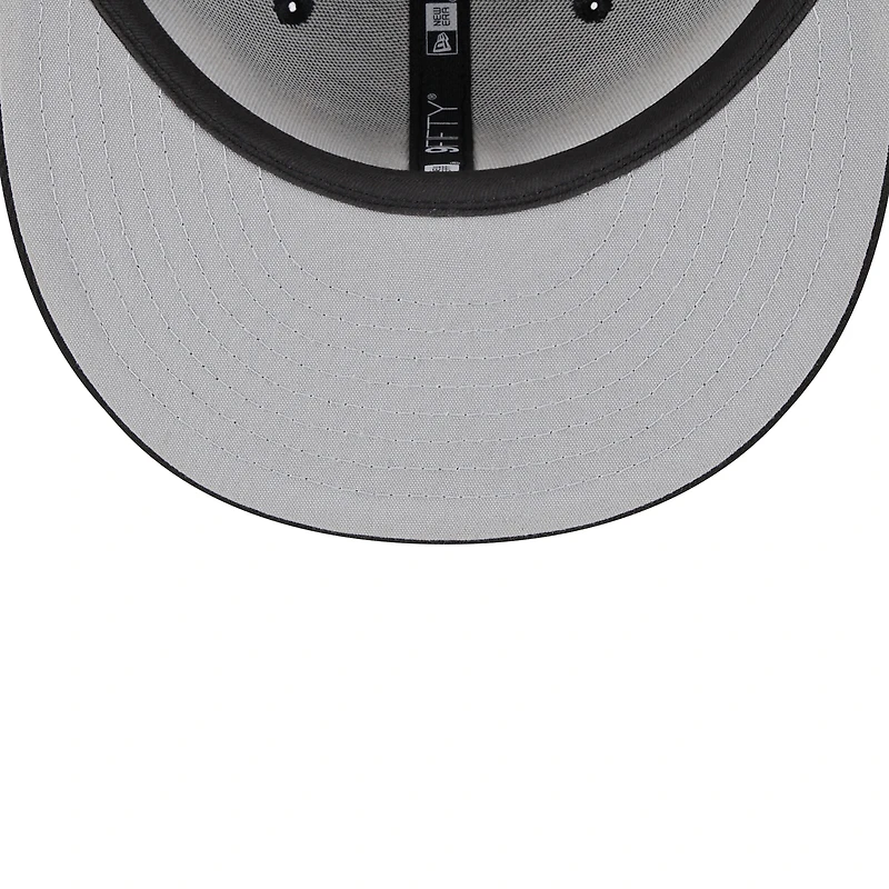Casquette Snapback 9FIFTY d'entraînement au bâton des Pirates de Pittsburgh 2024 New Era noire pour hommes