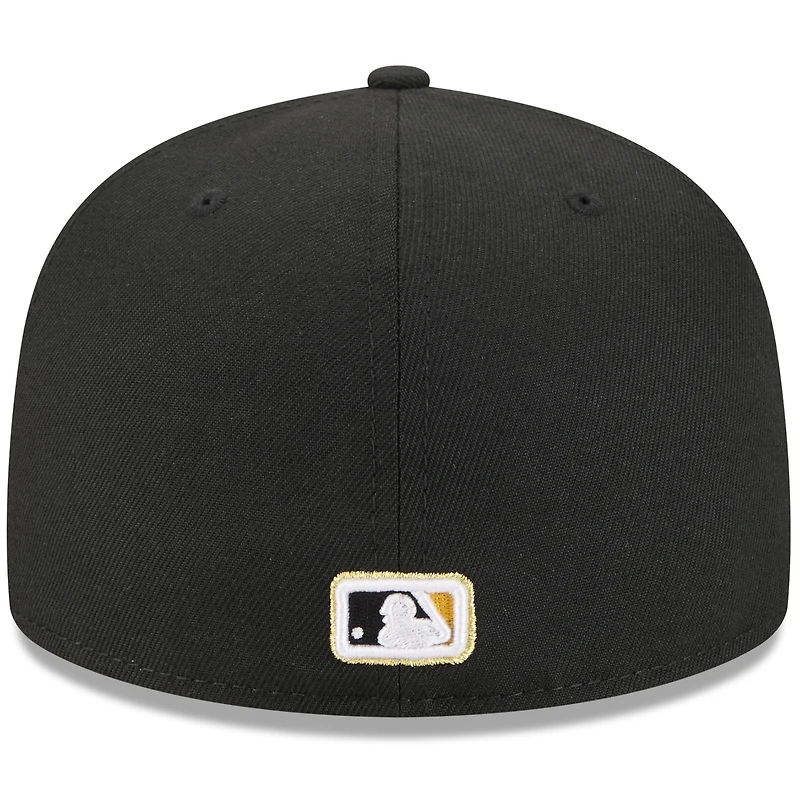 Casquette ajustée 59FIFTY Day 2025 noire des Pirates de Pittsburgh pour homme New Era avec épingles
